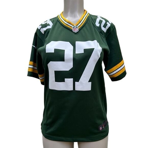 Nike NFL On-Field Game Jersey Unisex Youth Large Green Bay Packers Eddie Lacy#27 - Picture 1 of 11
